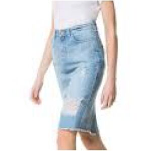 Zara denim skirt